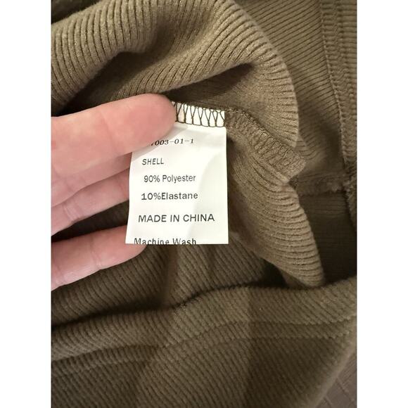 BTFBM Women Casual Long Sleeve V Neck Blouses Loose Fit Side Split Sz L New - Picture 7 of 7